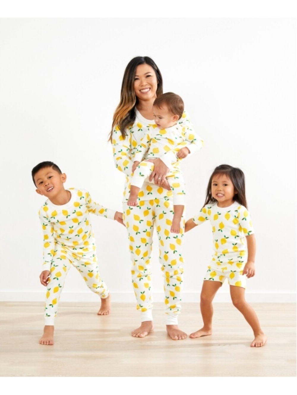 Hanna Anderson | Women’s Adult Pajama Set Lemon Stand Organic Cotton Size XL